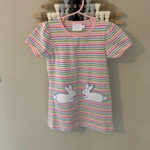 SOLD Little English | Easter Bunny Dress, 3T